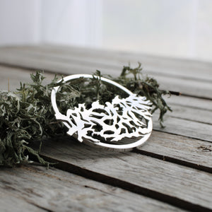 Lichen Collection - Handmade silver jewellery inspired by scottish lichen