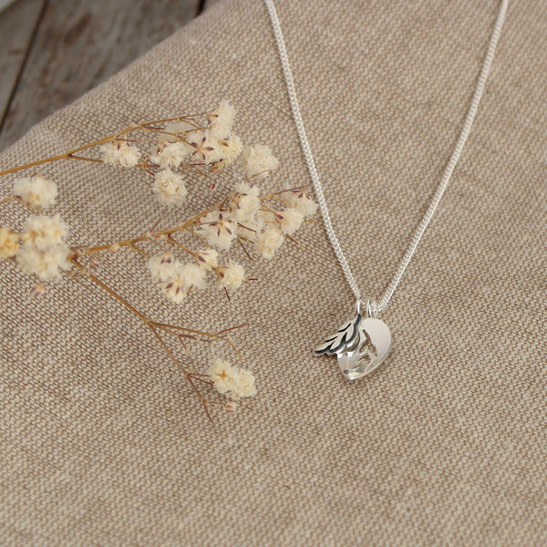 Layered Leaf Charm Necklace