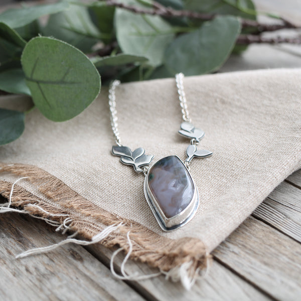 Moss Agate pendant - Limited Edition No.145