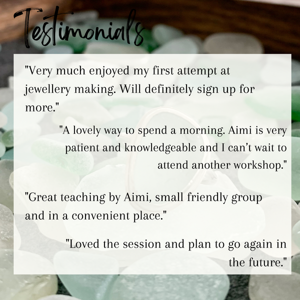 Sea Glass Pendant Workshop - 1 February 2026 11am-4pm