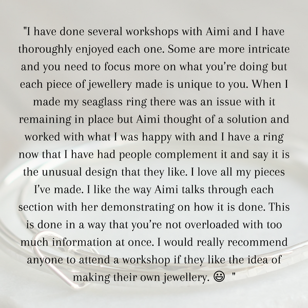 Sea Glass Pendant Workshop - 1 February 2026 11am-4pm