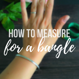 How to measure your bangle size