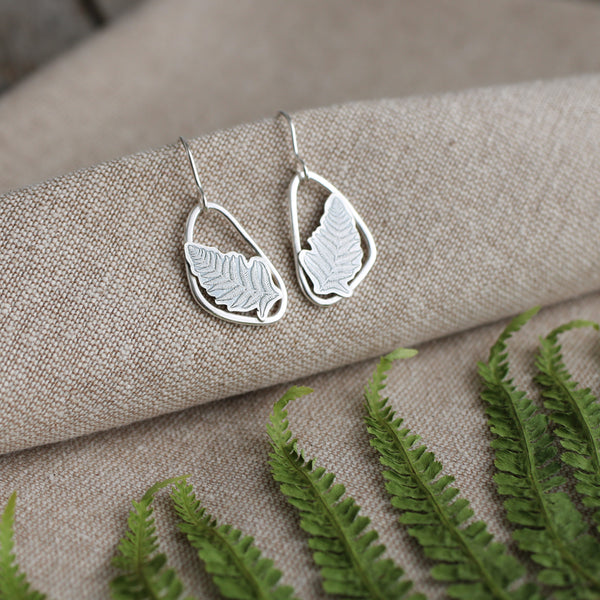 Fern earrings