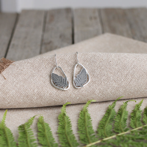 Fern earrings