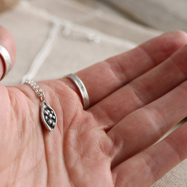 Seedpod necklace