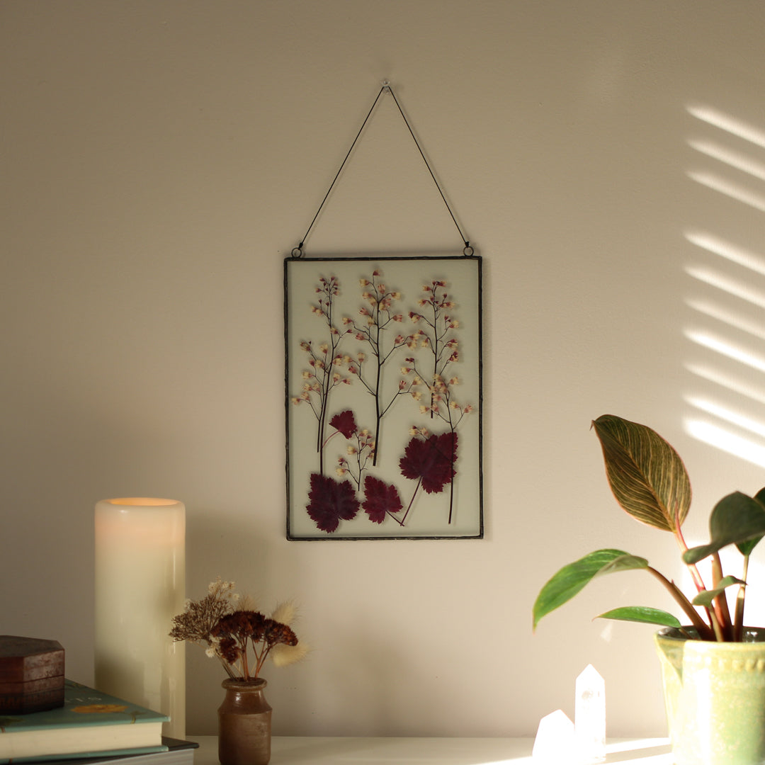 Botanical frame - Pressed Heuchera
