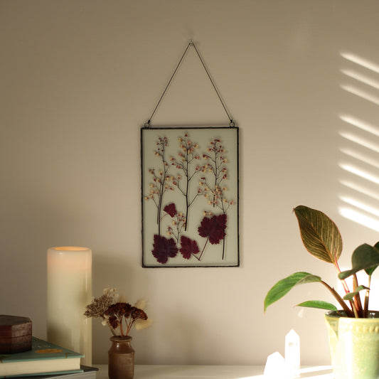 Botanical frame - Pressed Heuchera