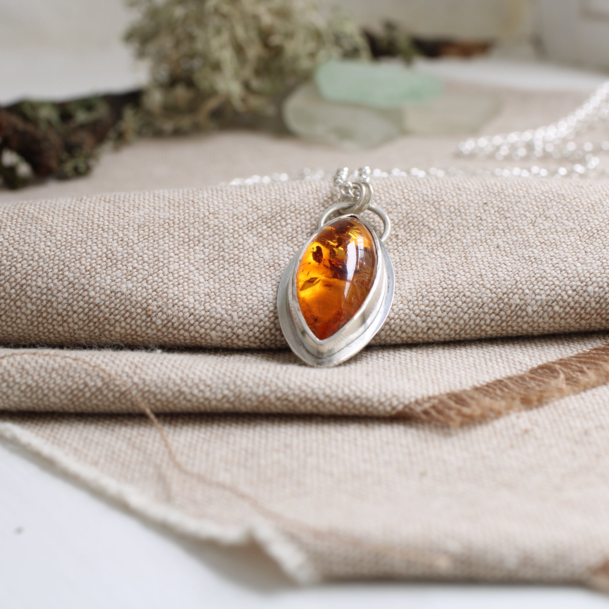 Baltic Amber pendant - Limited Edition