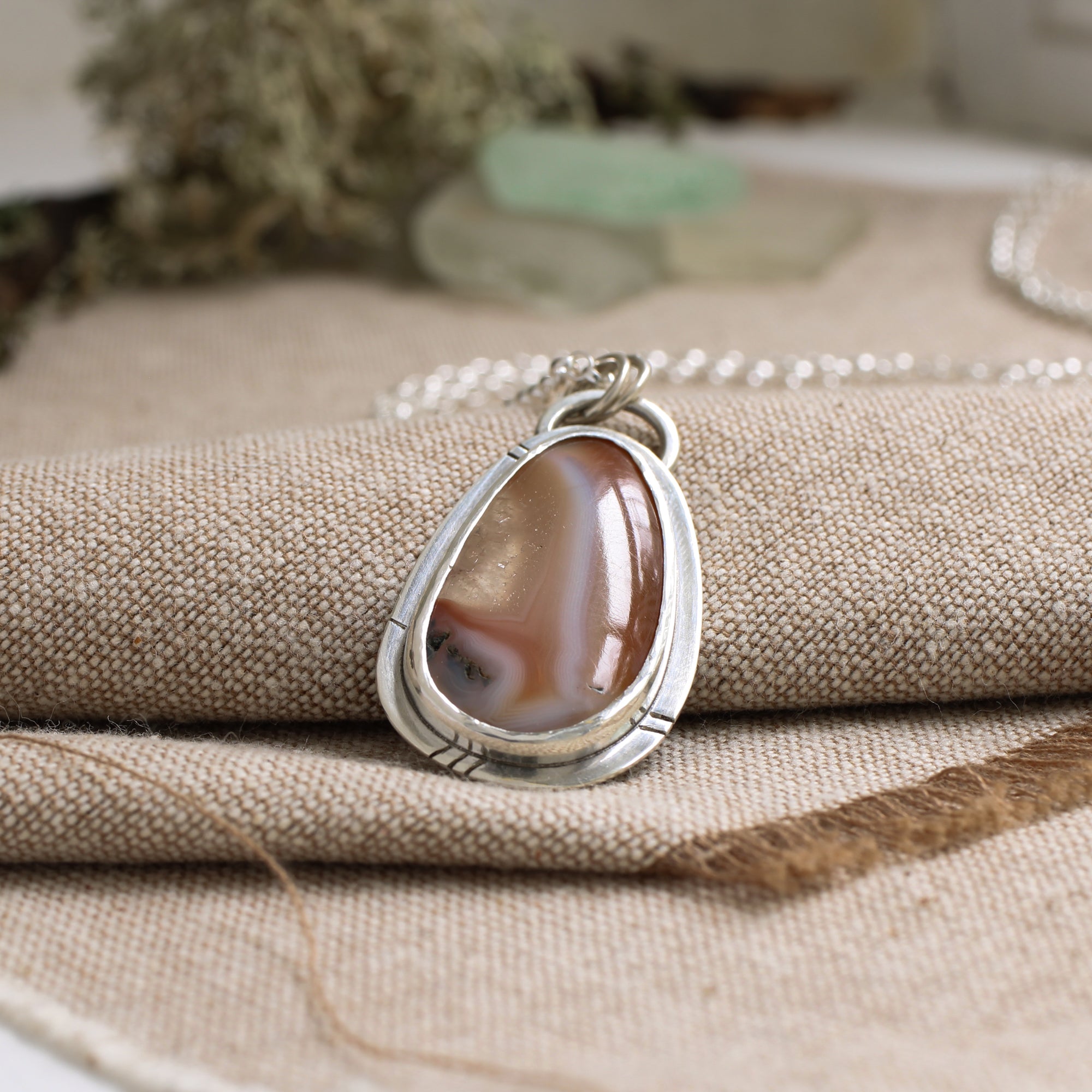 Fife Agate pendant - Limited Edition