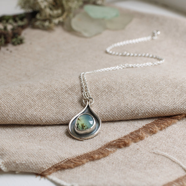 Peruvian Blue Opal pendant - Limited Edition