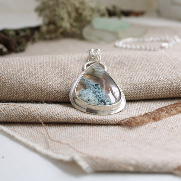 Moss Agate pendant - Limited Edition