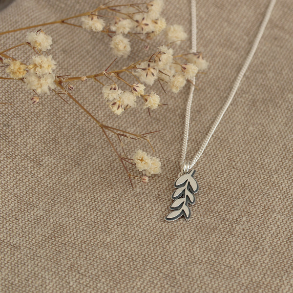 Layered Leaf Necklace