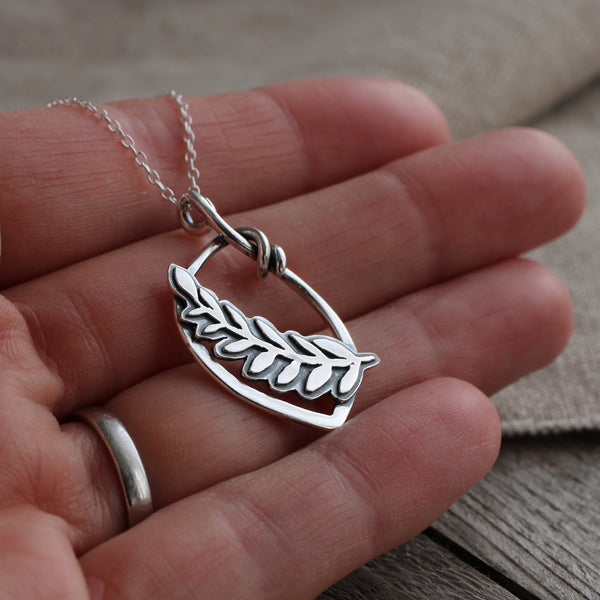 Layered Leaf Necklace