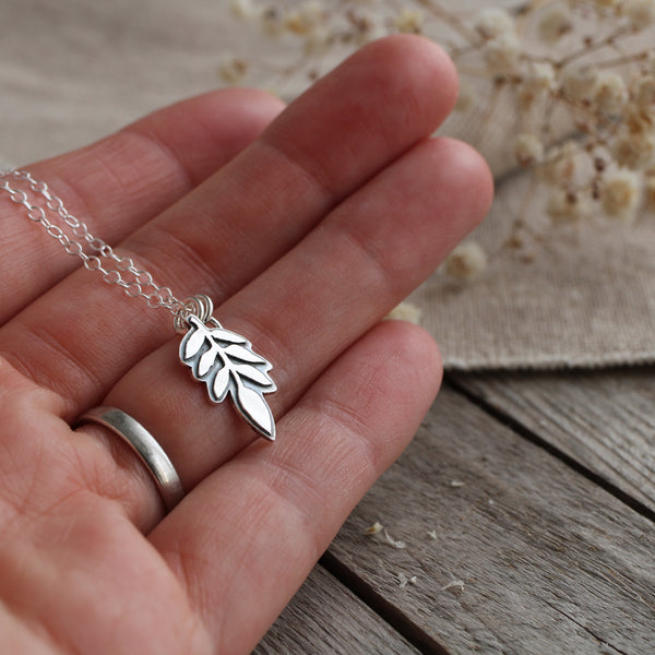 Layered Leaf Necklace