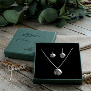 Hammered disc gift set