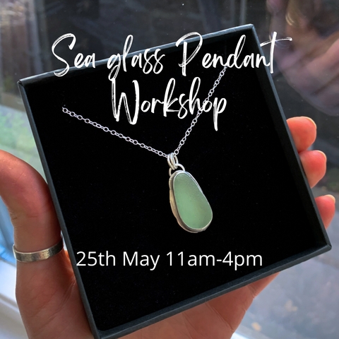 Sea Glass Pendant Workshop - 25 May 2025 11-4pm