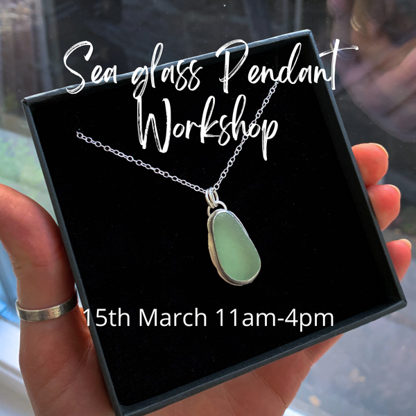 Sea Glass Pendant Workshop - 15 March 2026 11am-4pm