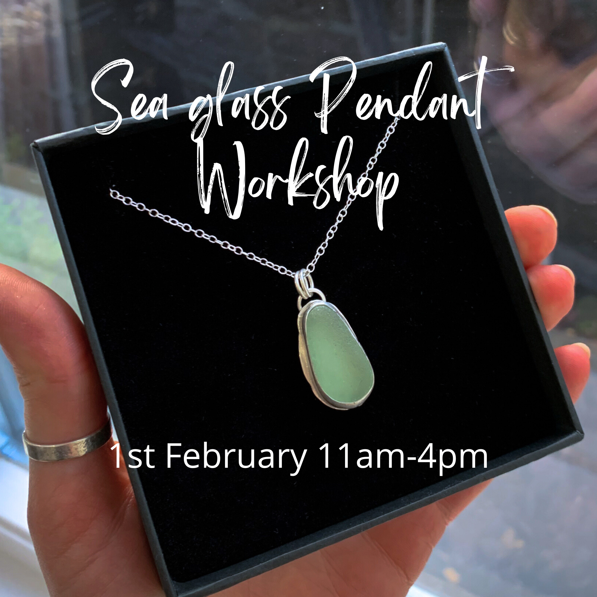 Sea Glass Pendant Workshop - 1 February 2026 11am-4pm