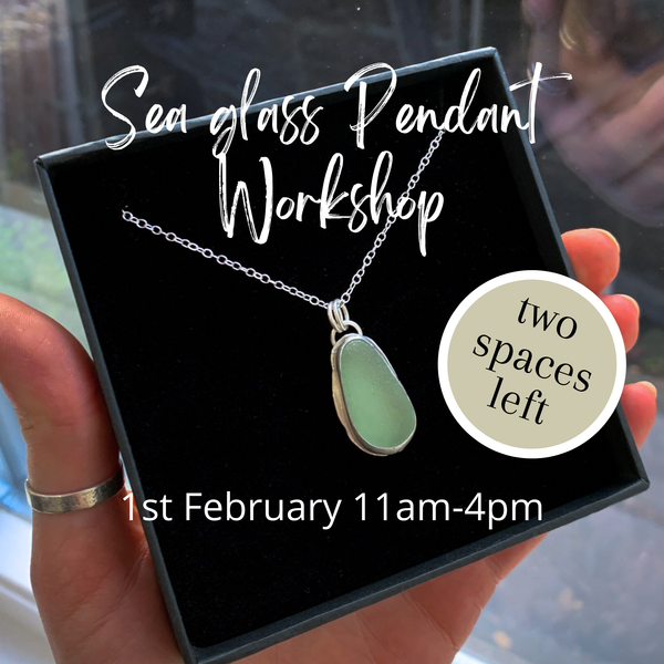 Sea Glass Pendant Workshop - 1 February 2026 11am-4pm