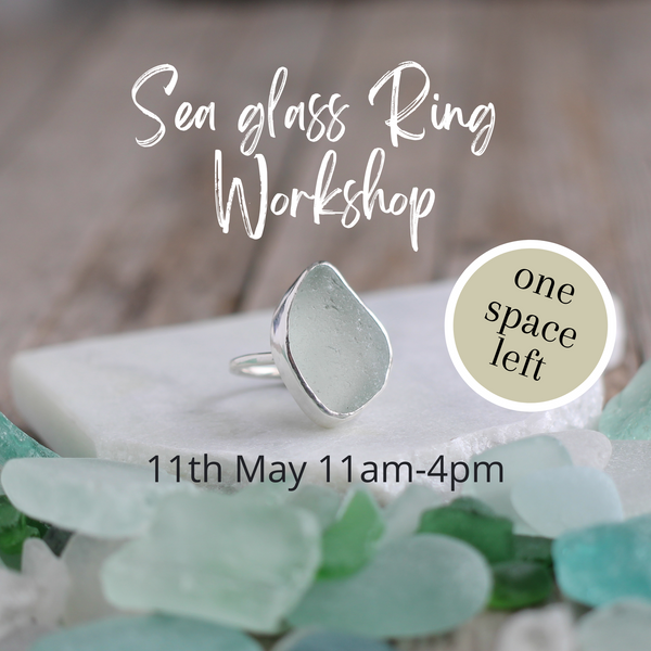 Sea Glass Ring Workshop - 11 May 2025 11-4pm