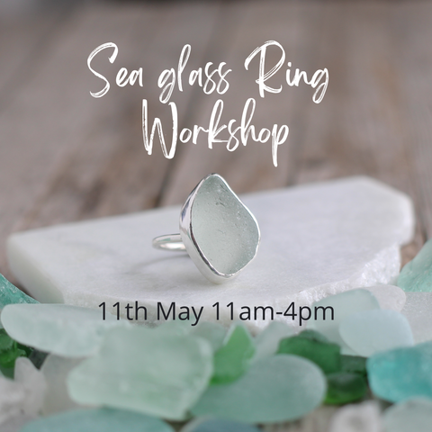 Sea Glass Ring Workshop - 11 May 2025 11-4pm