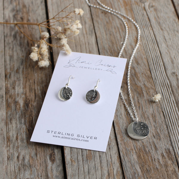 Fused Moon Necklace