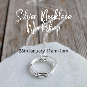 Silver Necklace Workshop, Aimi Cairns Jewellery making workshops in Aberdeenshire, Jewellery classes milton of crathes