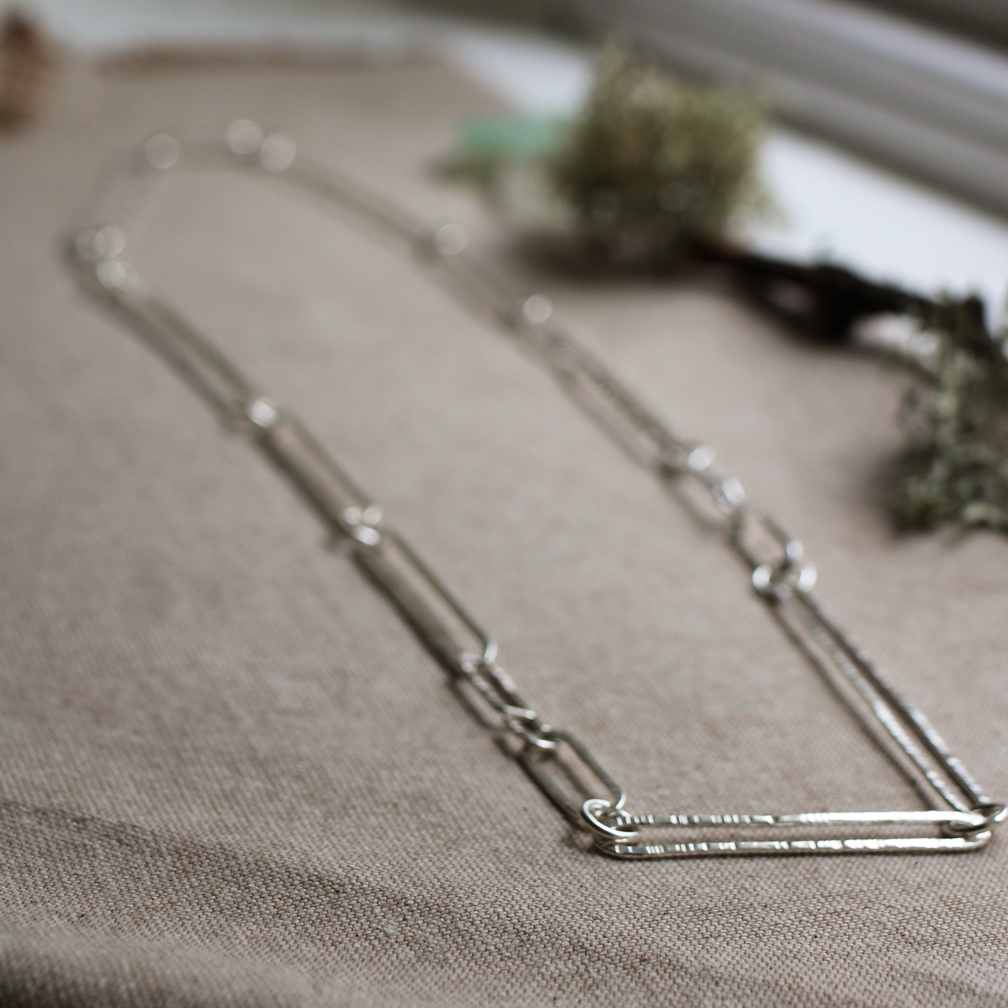 Statement Paper Clip Links Necklace - Limited edition