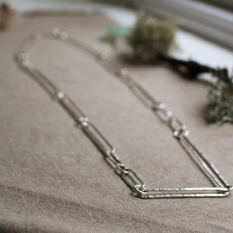 Statement Paper Clip Links Necklace - Limited edition