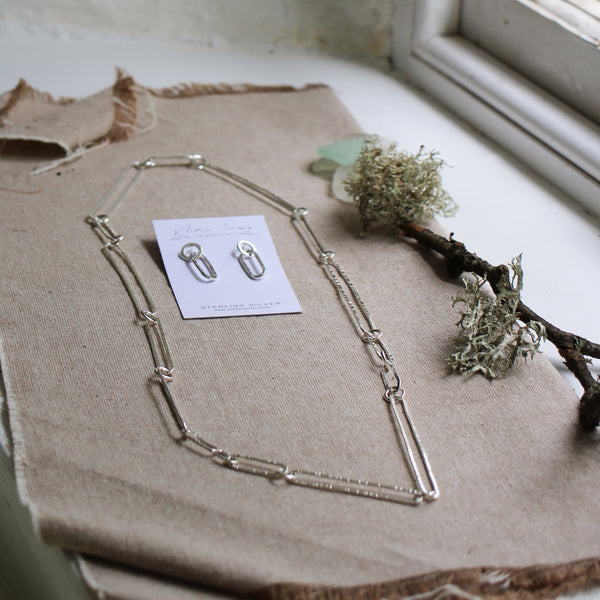 Statement Paper Clip Links Necklace - Limited edition