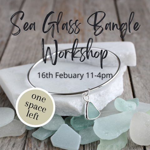 Sea Glass Bangle Workshop - 16 February 2025 11-4pm