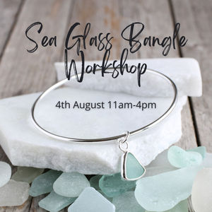 Sea Glass Bangle Workshop - 4th August 2024 11-4pm