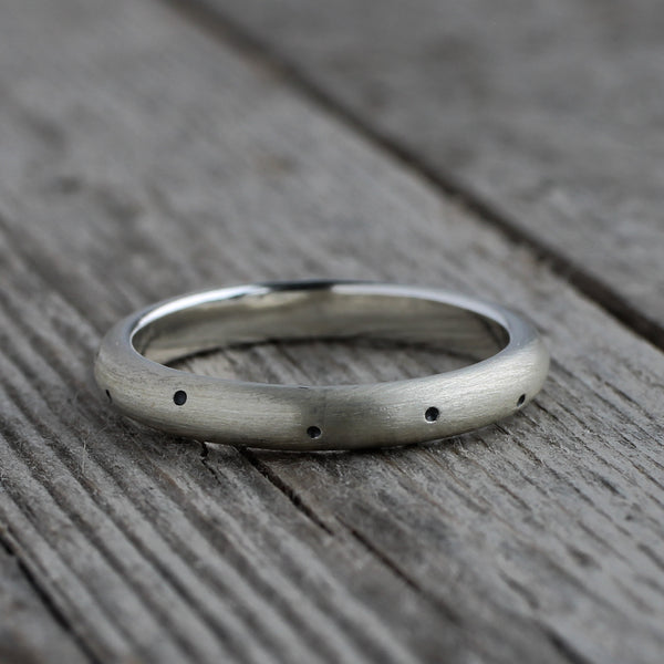 Spotty Ring, Sterling silver contemporary ring