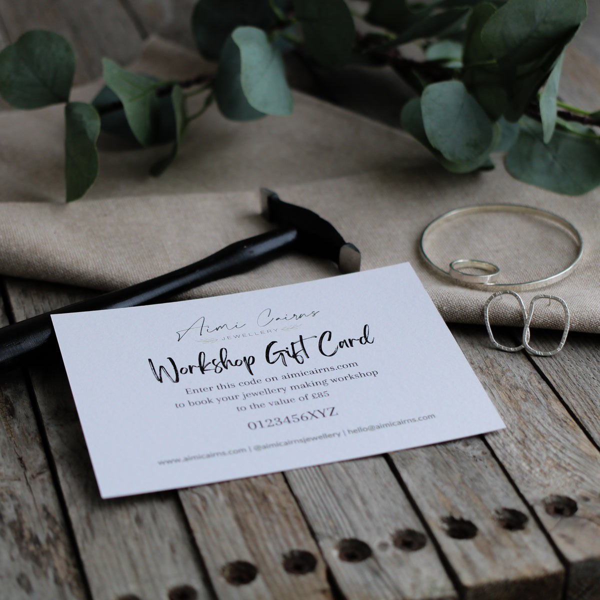 Workshop Gift Voucher - Physical gift card